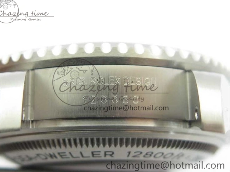 0129 WeatherProof Sea-Dweller 126660 ‘D-Blue’ Noob 1:1 Best Edition 904L SS Case and Bracelet A3235 Clone 3206